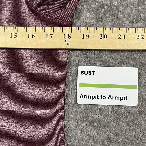 Splendid Women Size L Active Fitted Top Long Sleeves Round Neck Uneven Hi-Lo Hem - Picture 10 of 14